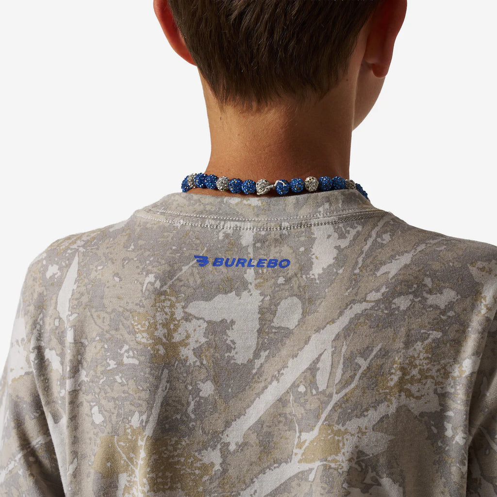 Burlebo Youth Vintage Washed Tee - PRAY - Drifter Camo