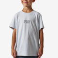 Burlebo Youth Vintage Washed Tee - PRAY - Light Grey