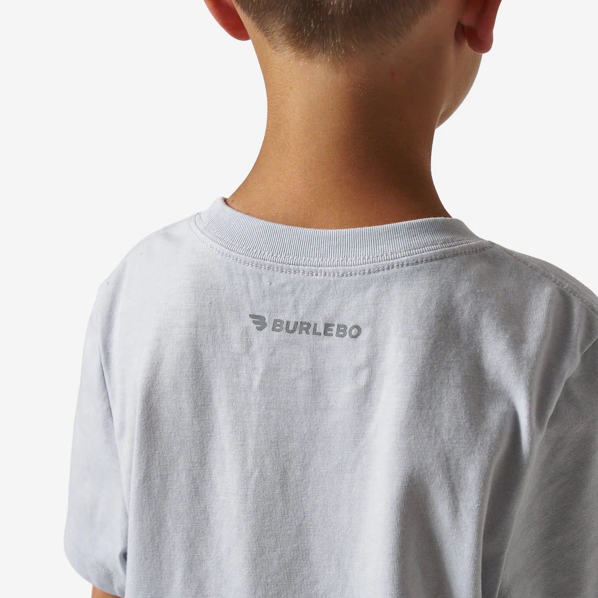 Burlebo Youth Vintage Washed Tee - PRAY - Light Grey