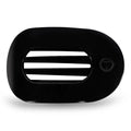 Teleties Round Flat Hair Clip | Med. | Jet Black