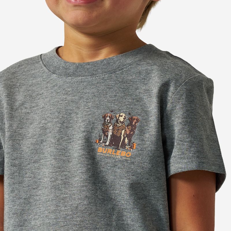 Burlebo Youth Short Sleeve- Camo Duck Dogs
