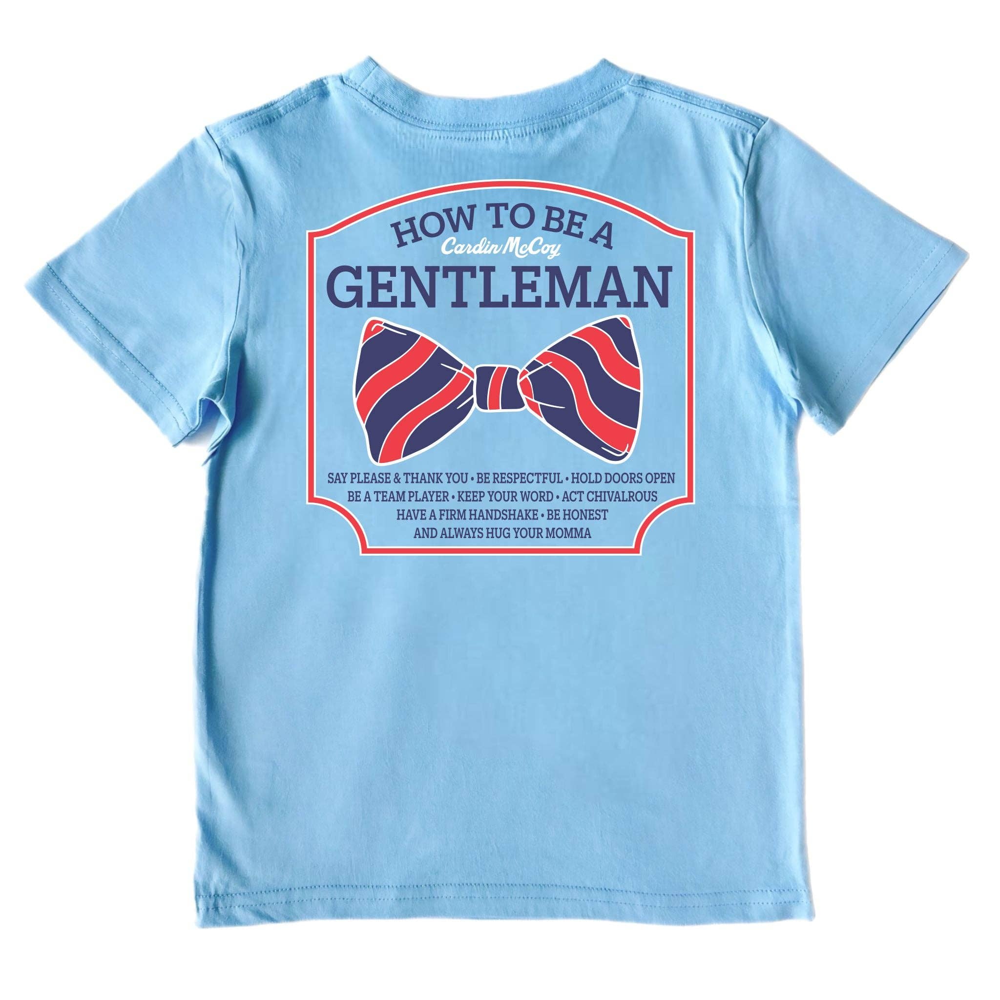 Cardin McCoy Boys' How To Be A Gentleman Short-Sleeve Tee