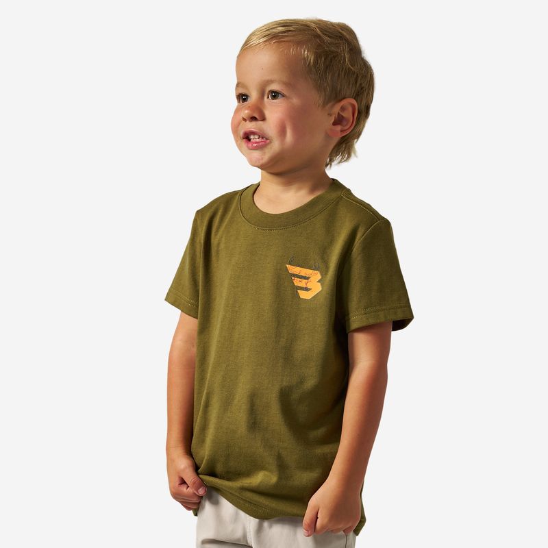 Burlebo Youth Short Sleeve Deer Flying Logo