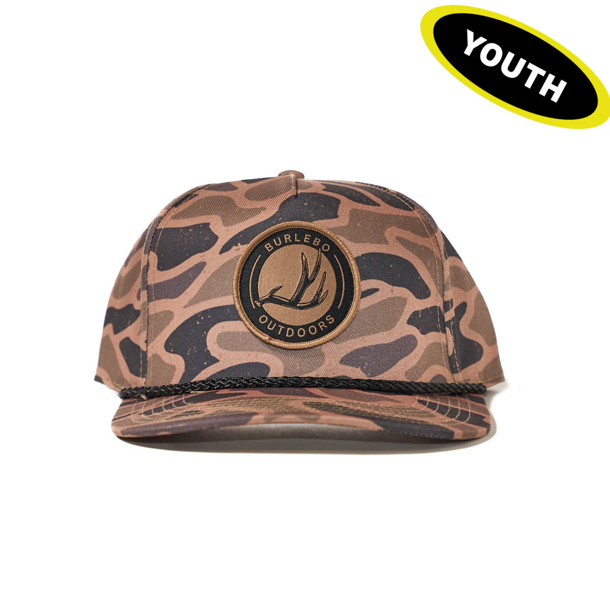 Burlebo Youth Cap Antler Patch Gauge Camo