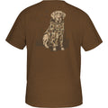 Drake Waterfowl Youth Old School Lab Golden Pecan Short Sleeve Graphic T-Shirt