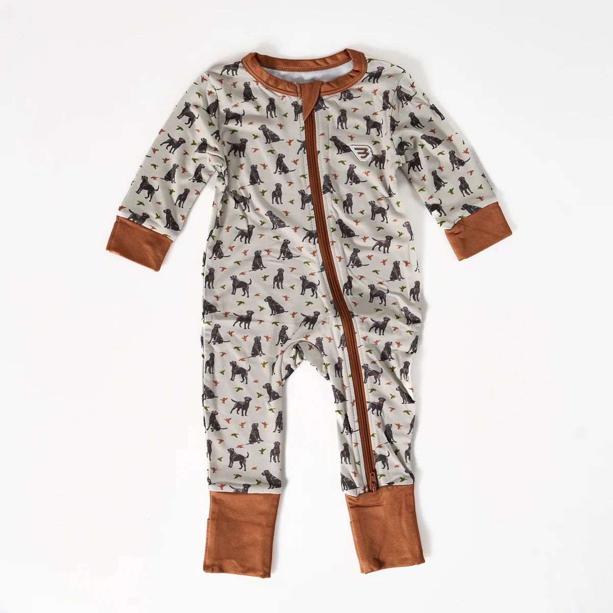 Burlebo Baby Zip Up Ducks And Dogs