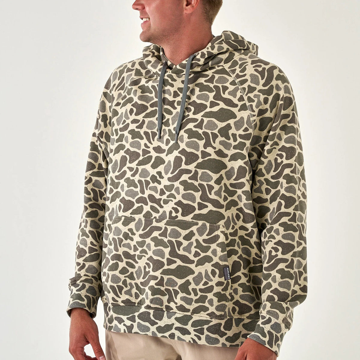 Burlebo Fleece Hoodie - Classic Deer Camo
