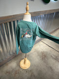 Over Under Boys LS Green Duck