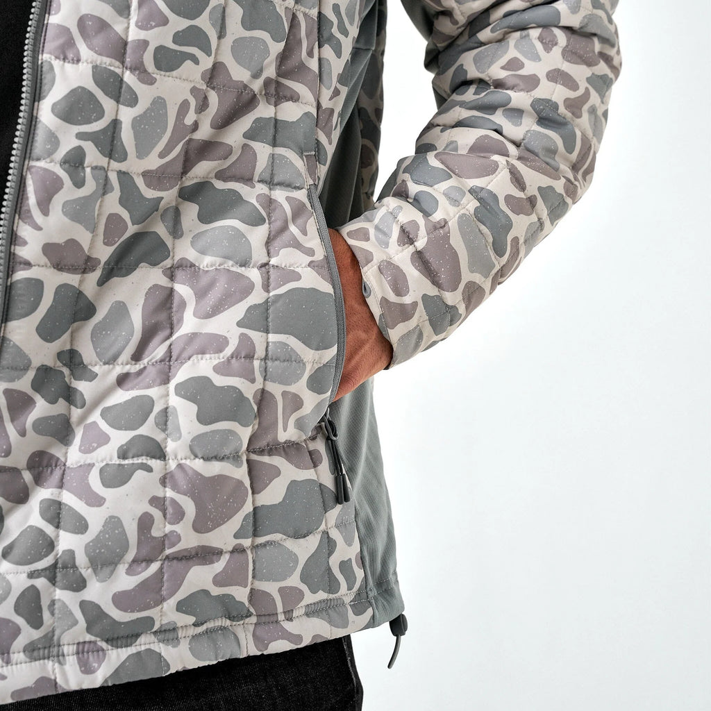 Burlebo Puffer Jacket - Classic Deer Camo