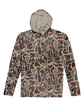 Properly Tied Mens Sportsman Performance Hoodie Vintage Camo
