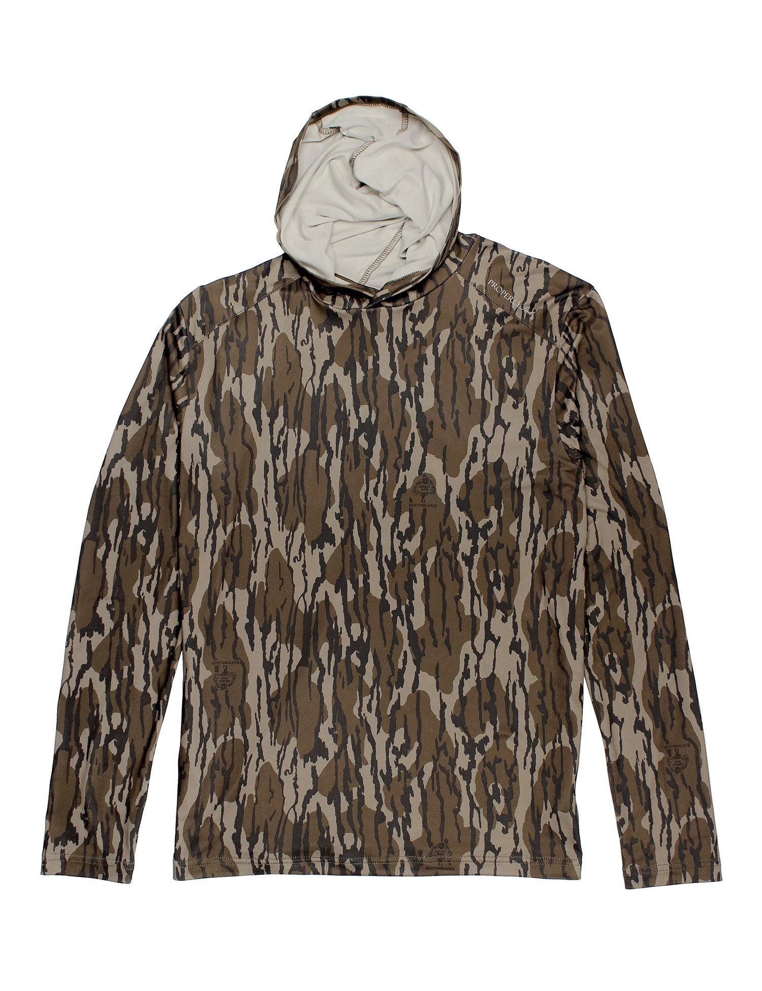 Properly Tied Mens Performance Ravine Hoodie Bottomland