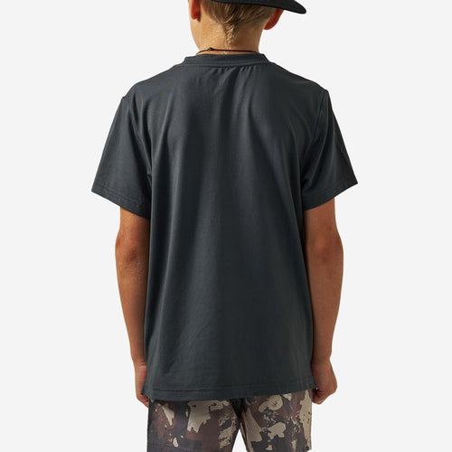 Burlebo Youth Go To Tee Gun Metal Grey and Gauge Camo