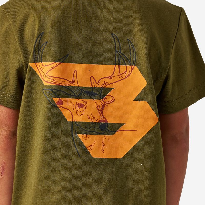 Burlebo Youth Short Sleeve Deer Flying Logo
