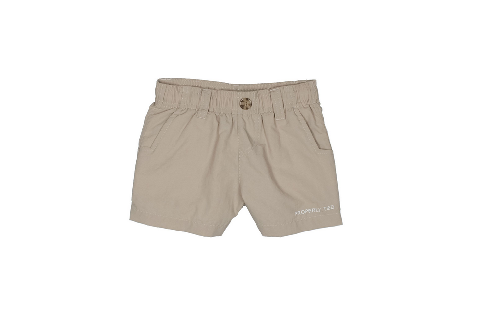 Properly Tied Boys Mallard Short Khaki