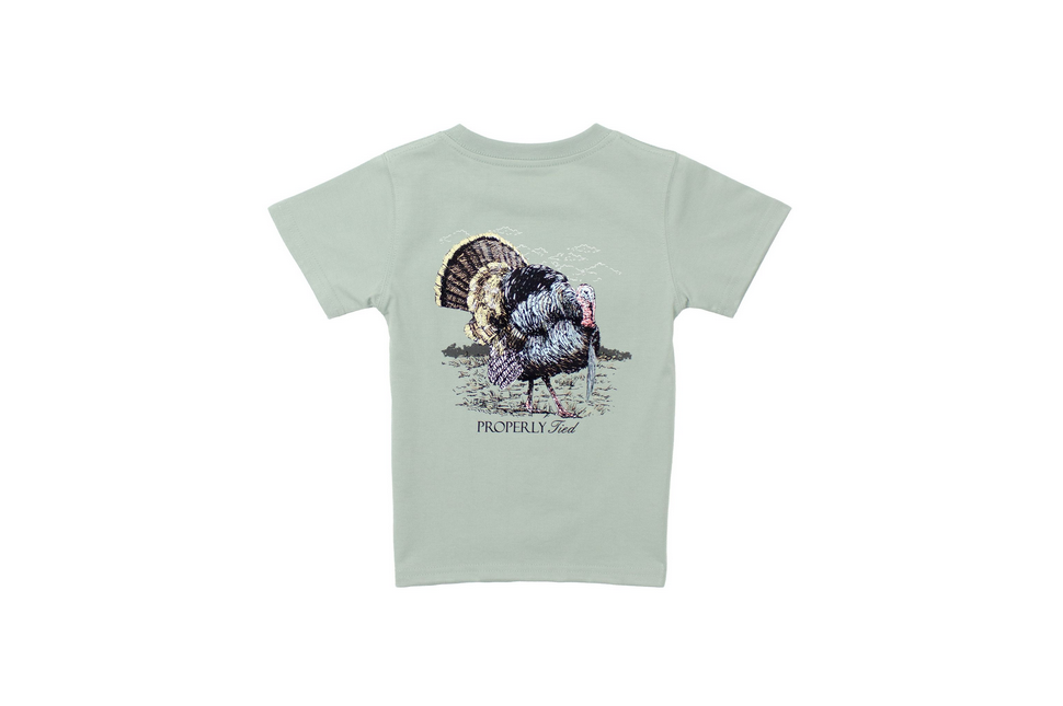 Properly Tied Boys SS Gobbler Chrome Grey