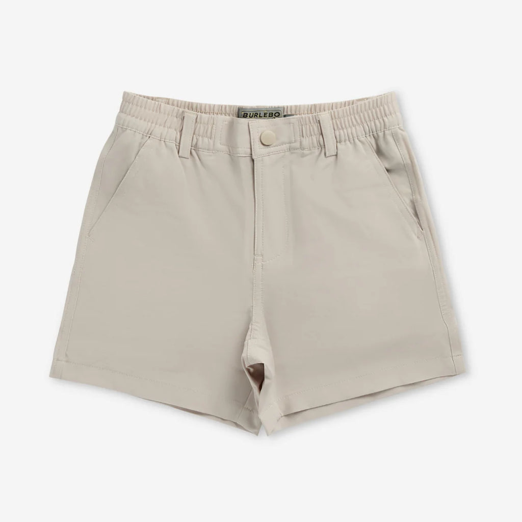 Burlebo Boys Youth Everyday Short Light Khaki