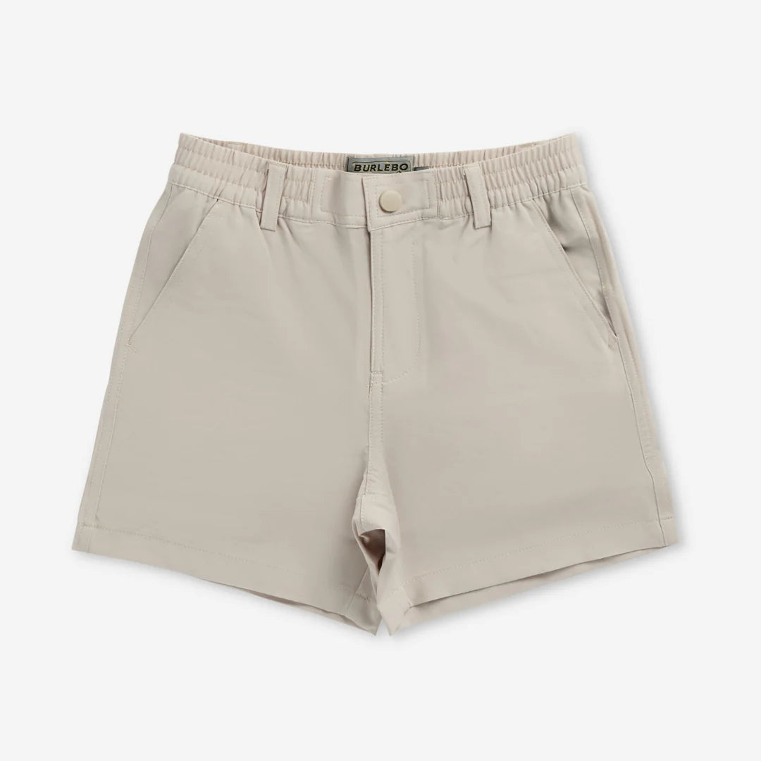 Burlebo Boys Youth Everyday Short Light Khaki