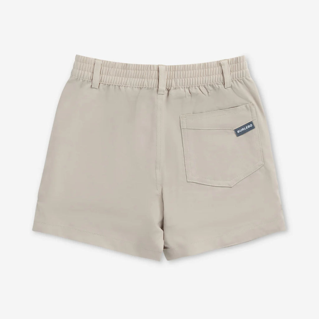 Burlebo Boys Youth Everyday Short Light Khaki