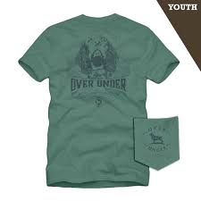 Over Under Boys SS Green Dog Tee