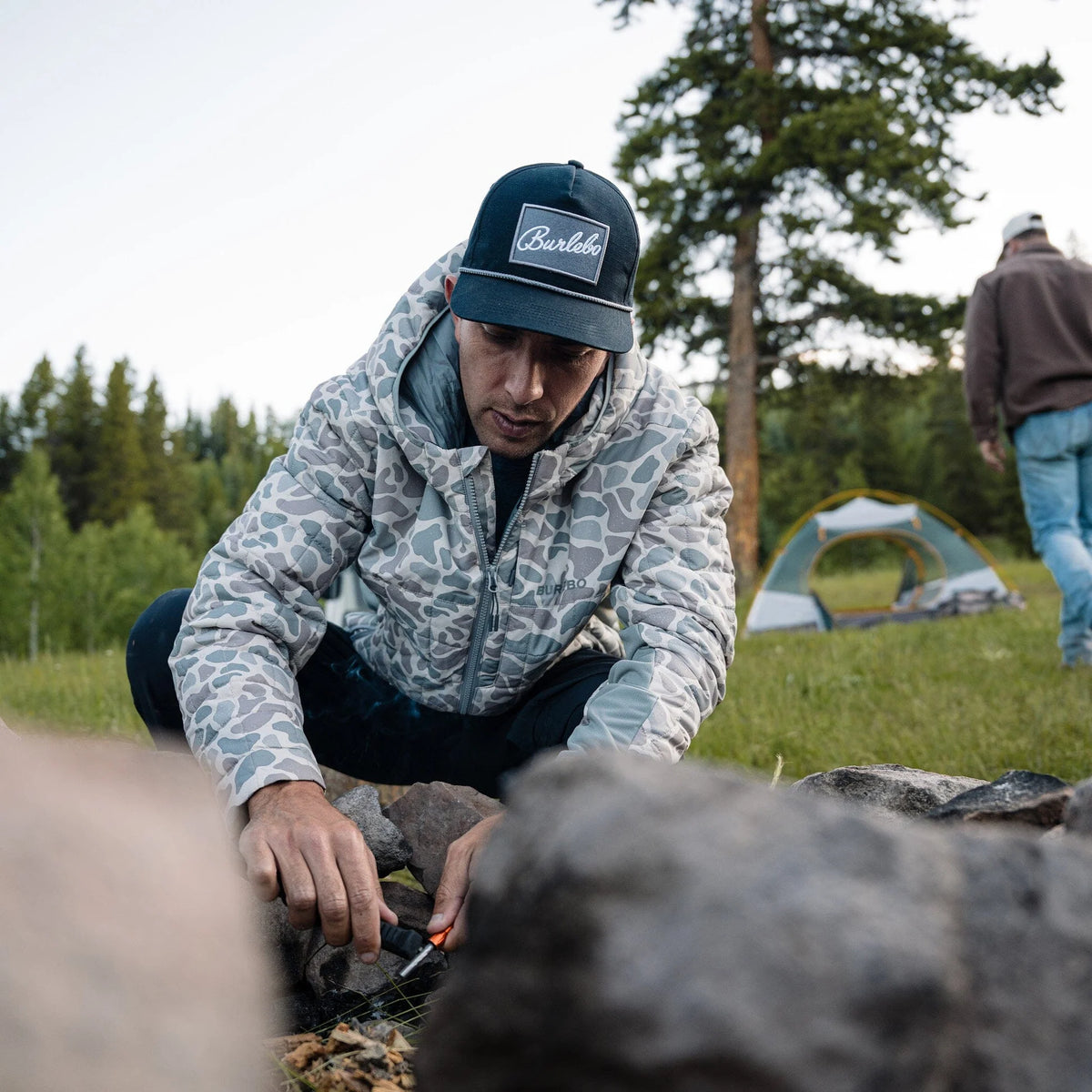 Burlebo Puffer Jacket - Classic Deer Camo