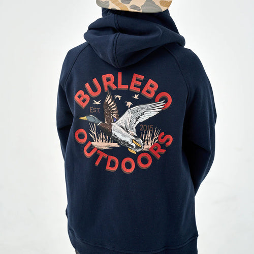 Burlebo Boys Navy Logo Hoody