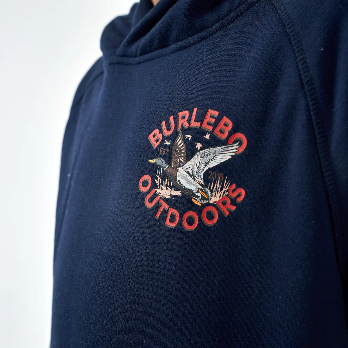 Burlebo Boys Navy Logo Hoody