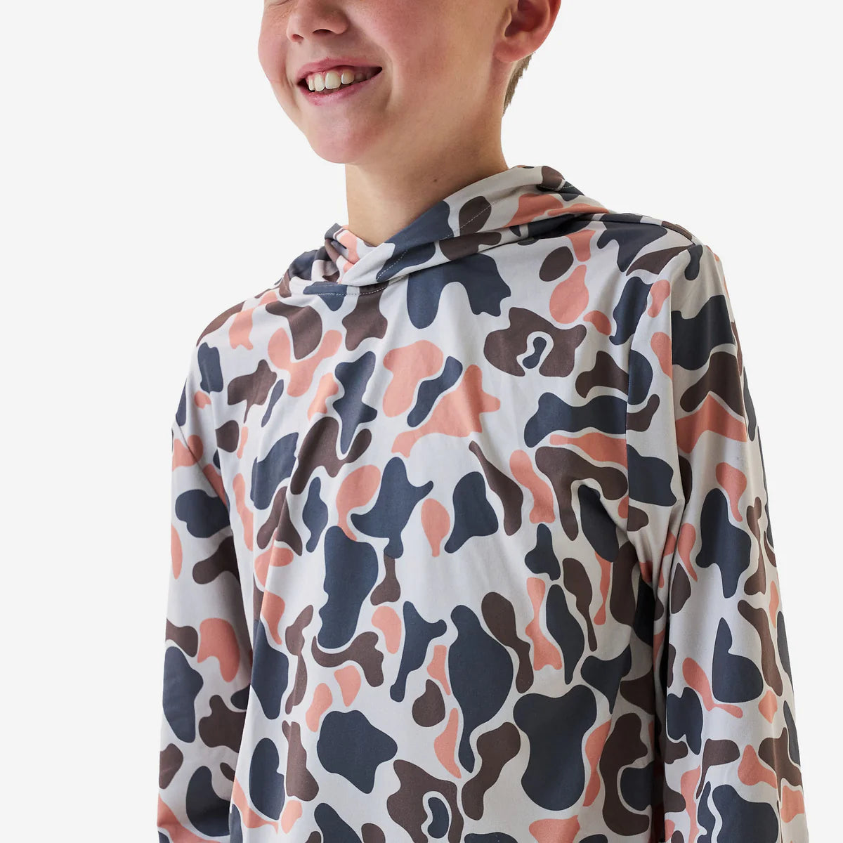 Burlebo Youth Performance Hoodie Vintage Camo