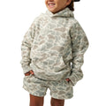 Burlebo Youth Vintage Washed Fleece Hoodie - Classic Deer Camo