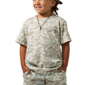 Burlebo Youth Vintage Washed Tee - Classic Deer Camo