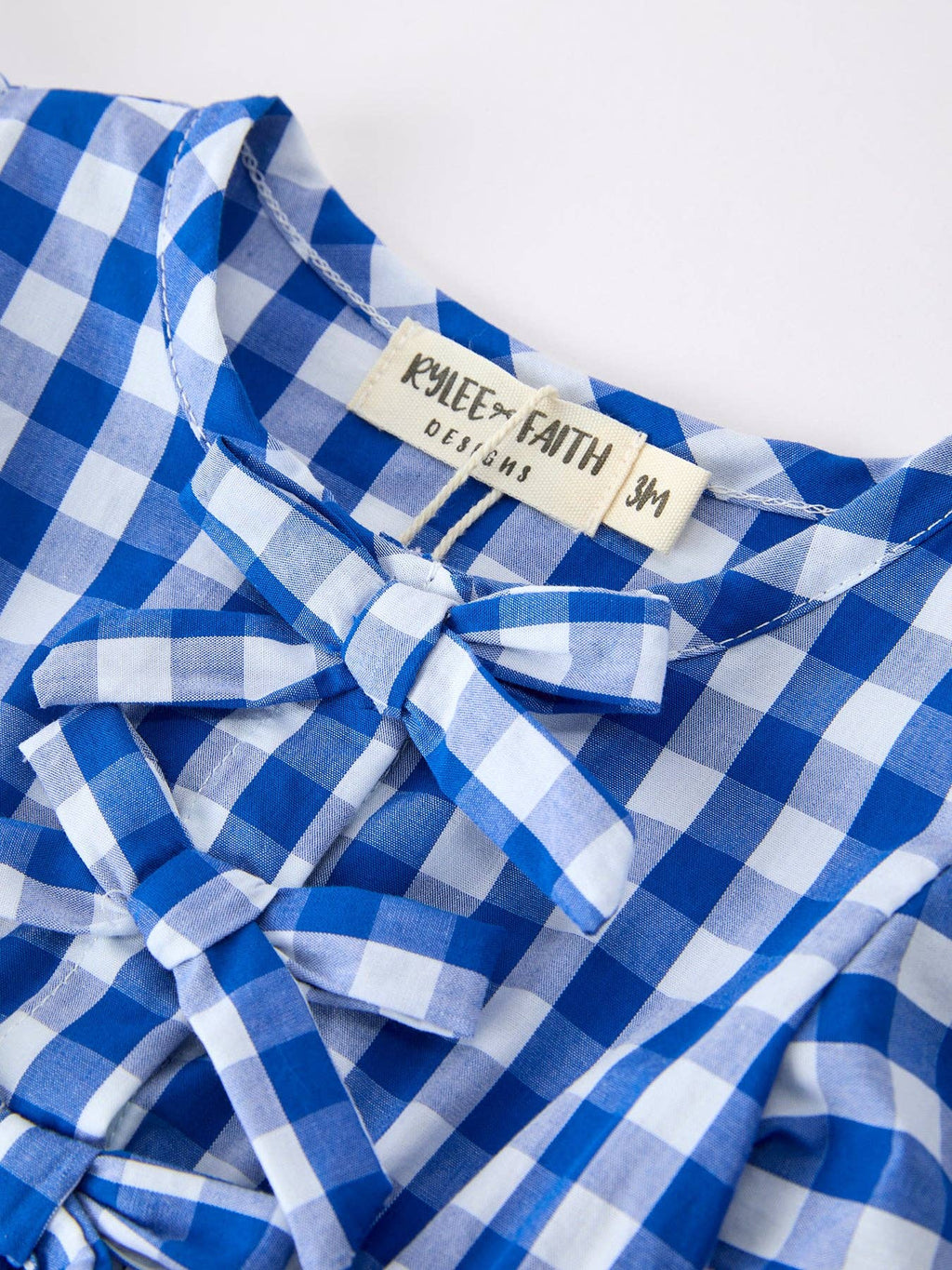 Plaid Bow Baby Bubble