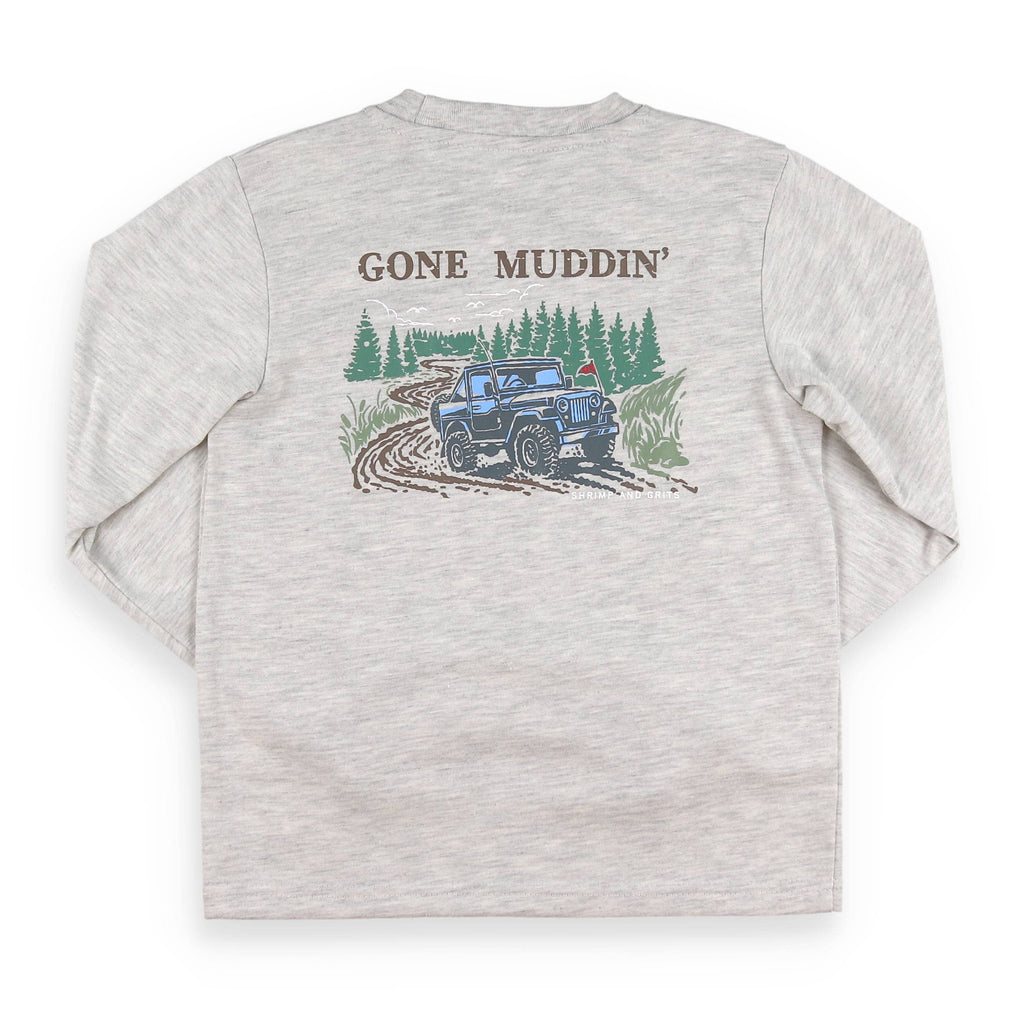 Shrimp and Grits - Gone Muddin Graphic Tee