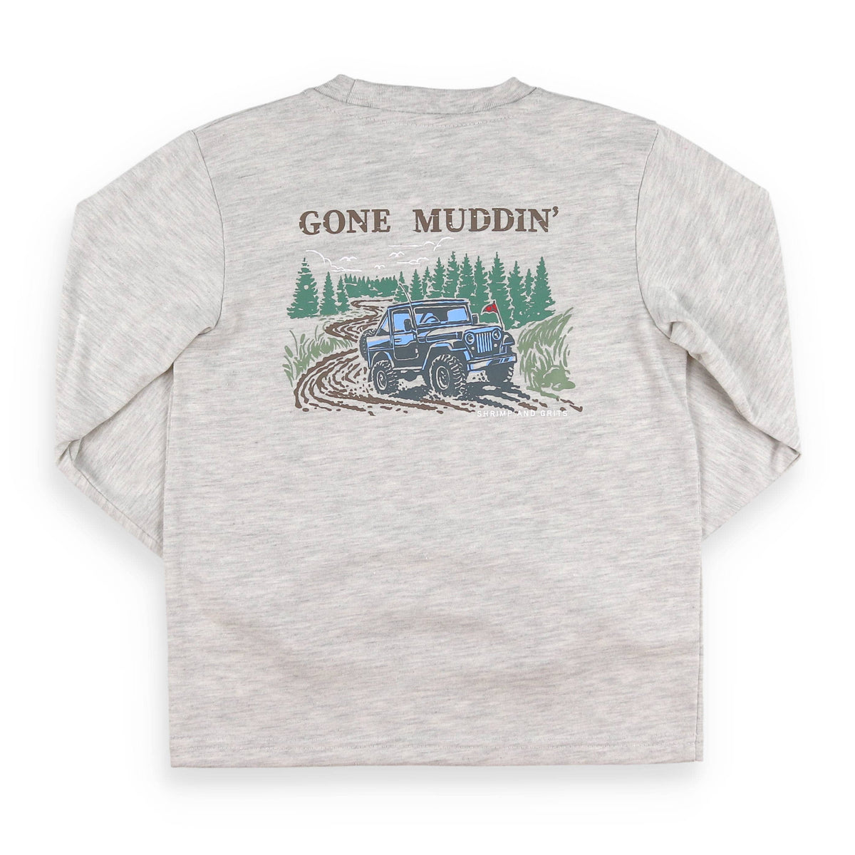 Shrimp and Grits - Gone Muddin Graphic Tee