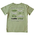 Cardin McCoy Kids' Home of the Free Short-Sleeve Tee: Light Olive