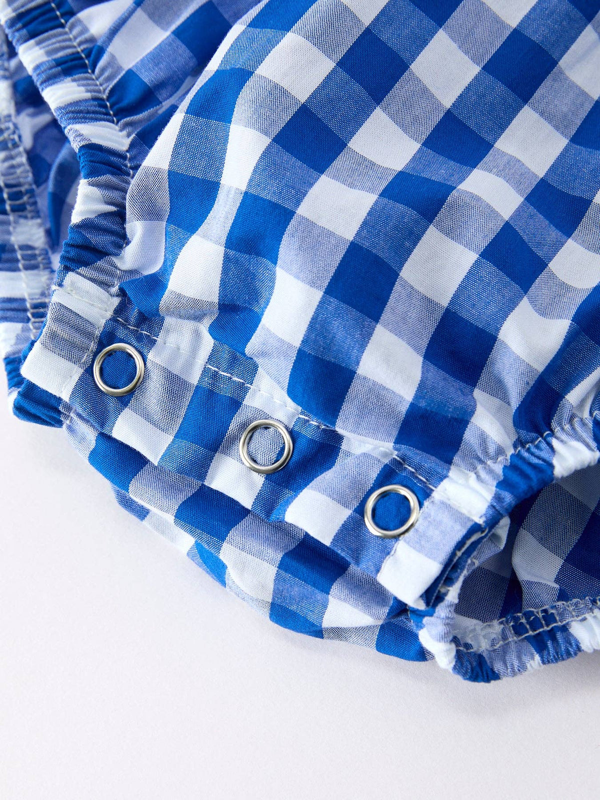 Plaid Bow Baby Bubble