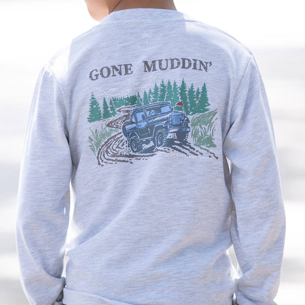 Shrimp and Grits - Gone Muddin Graphic Tee