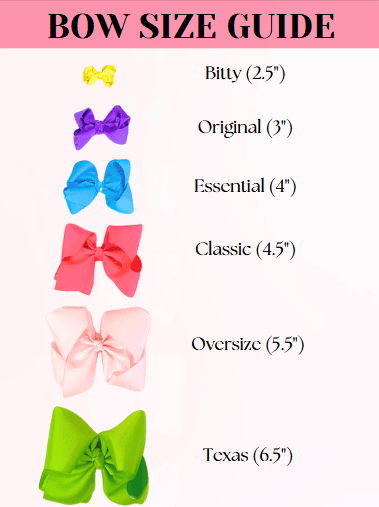 5.5" Oversize Scalloped Hair Bow | Clip or Headband: Black / Clip