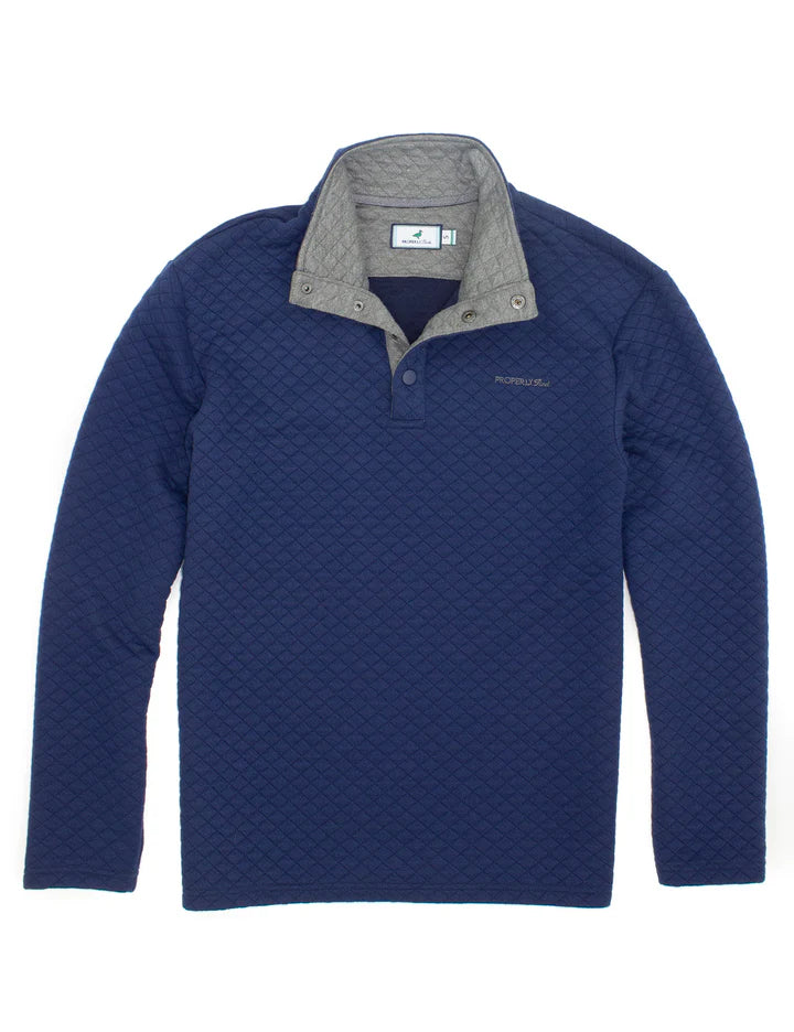 Properly Tied Boys Club Pullover Navy