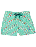Properly Tied Boys Swim Trunk Vintage Lures