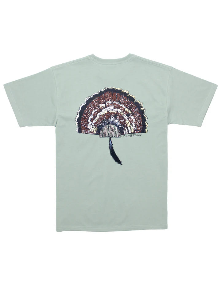 Properly Tied Mens Turkey Mount SS Chrome Grey