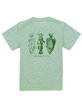 Properly Tied Mens Portland Pocket Tee SS Fisherman's Paradise Sage