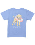 Properly Tied Girls SS Lifeguard Pup Light Blue
