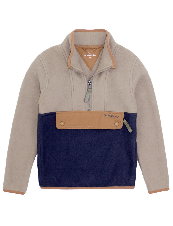Properly Tied Boys Wallaby Pullover Trail
