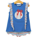 Trotter Street Girls Play Ball Short Set